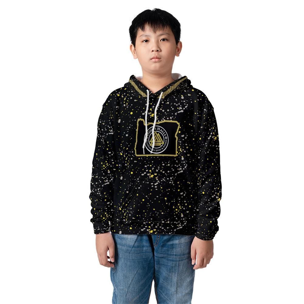 Viking Splatter Youth Hoodie (Lightweight)